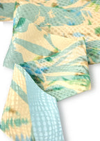 Printed floral jacquard silk ribbon image 2