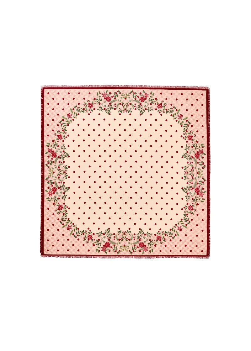 Token of Luck Silk-Wool Square Scarf image 1