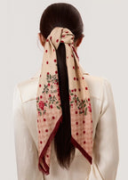 Token of Luck Silk-Wool Square Scarf image 4