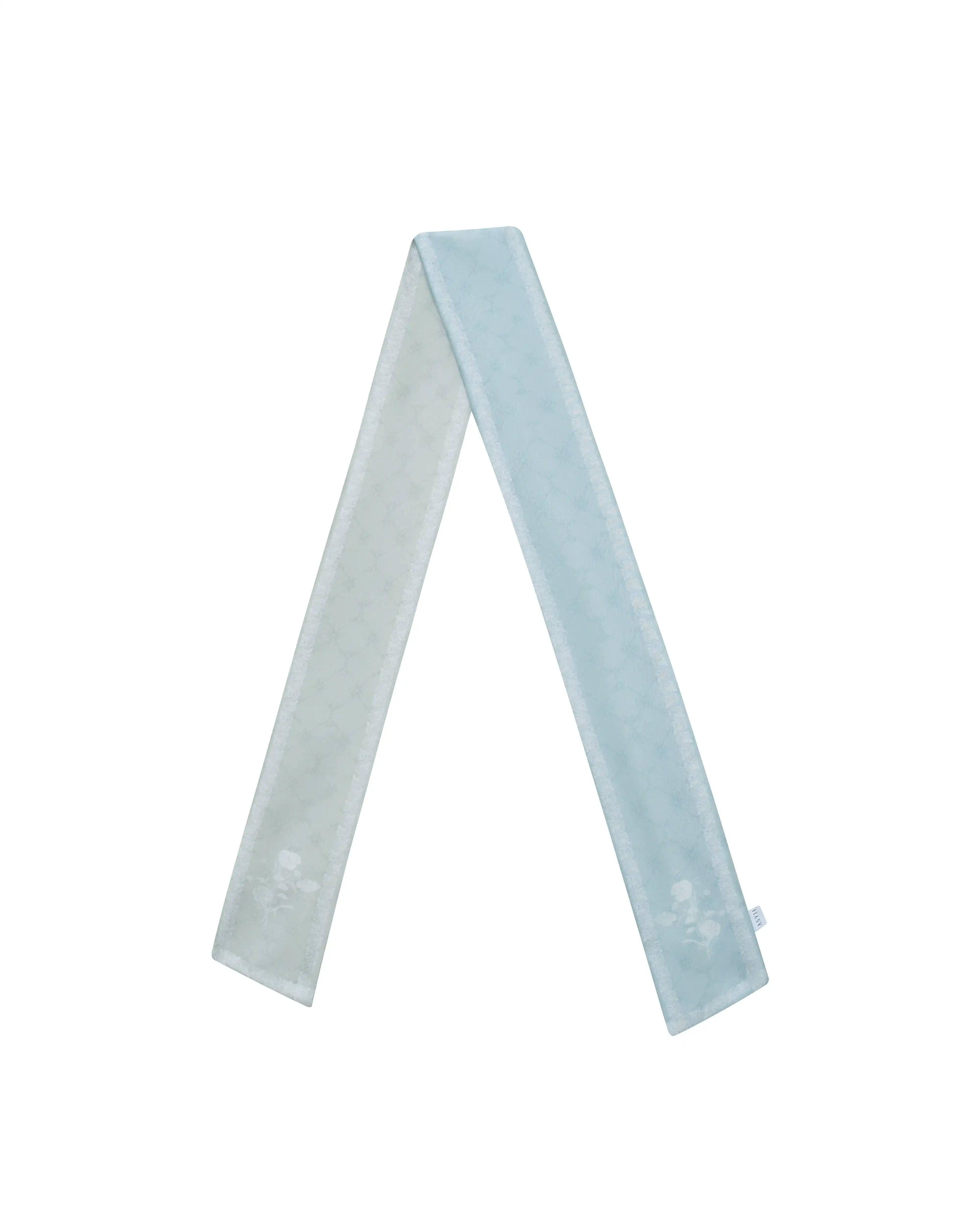 Garden Veil Double-Face Silk Twilly