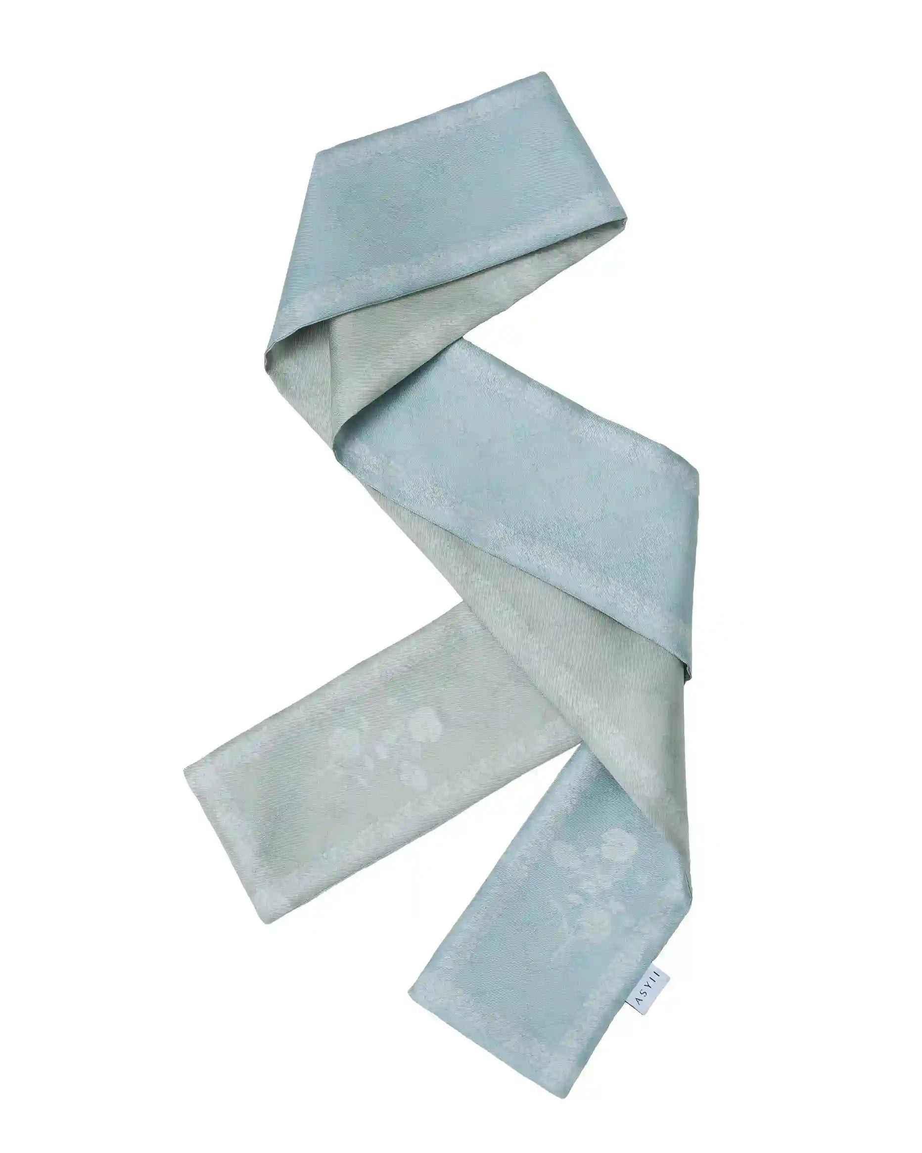 Garden Veil Double-Face Silk Twilly