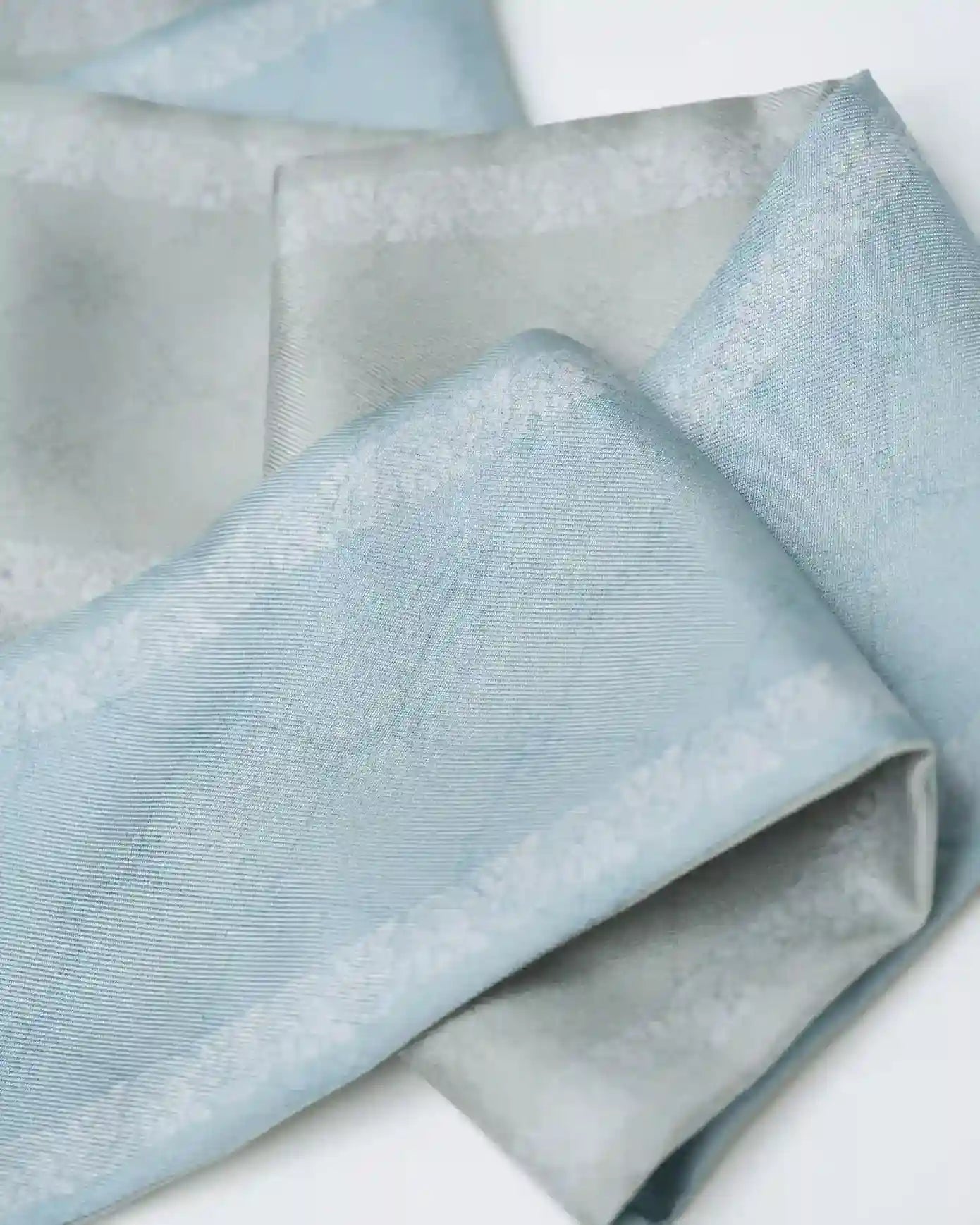 Garden Veil Double-Face Silk Twilly