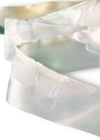 Printed floral devore silk twilly image 3