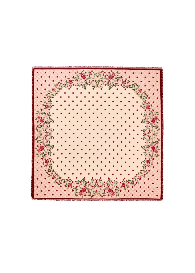 Token of Luck Silk-Wool Square Scarf - Image 2